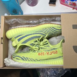 adidas Yeezy Boost 350 V2 Semi Frozen Yellow Size 9