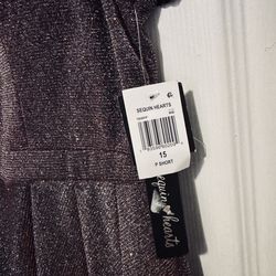 SEQUIN HEARTS P SHORT 15 created for MACY’S