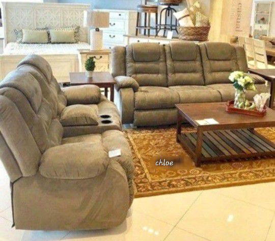 
÷ASK DISCOUNT COUPON😎 sofa Couch Loveseat  Sectional sleeper recliner daybed futon 》mca Cobblestone Reclining Living Room Set 