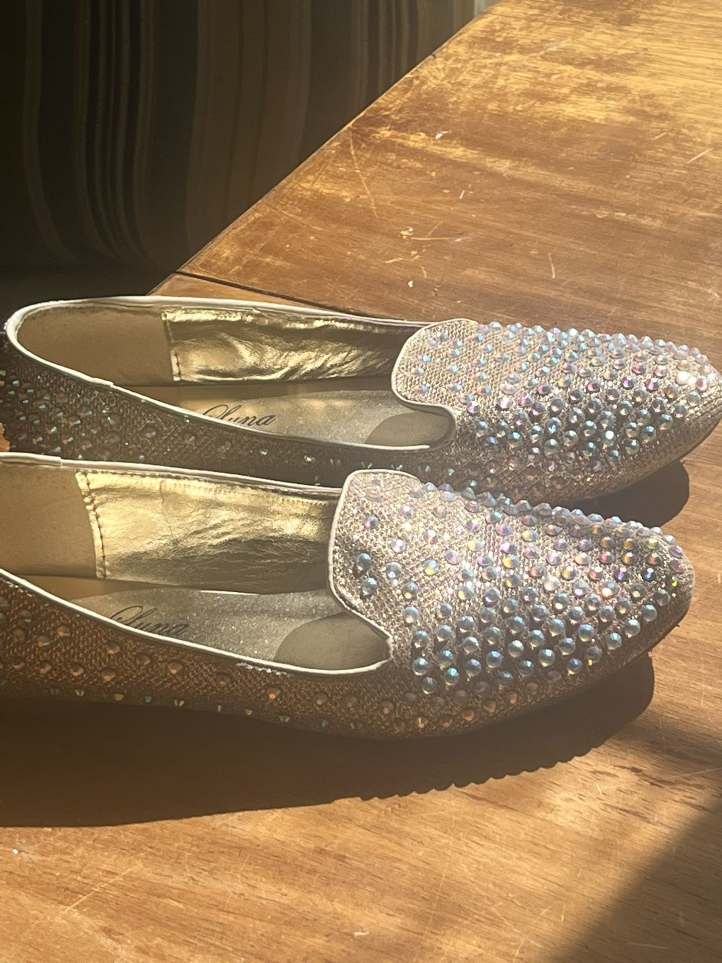 Sparkly Flat Shoes