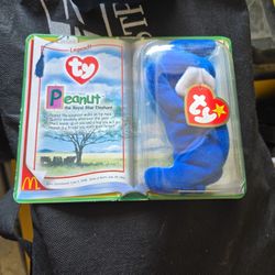 Ty Peanut The Royalblue Elephant