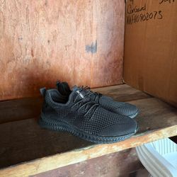 Black sneakers