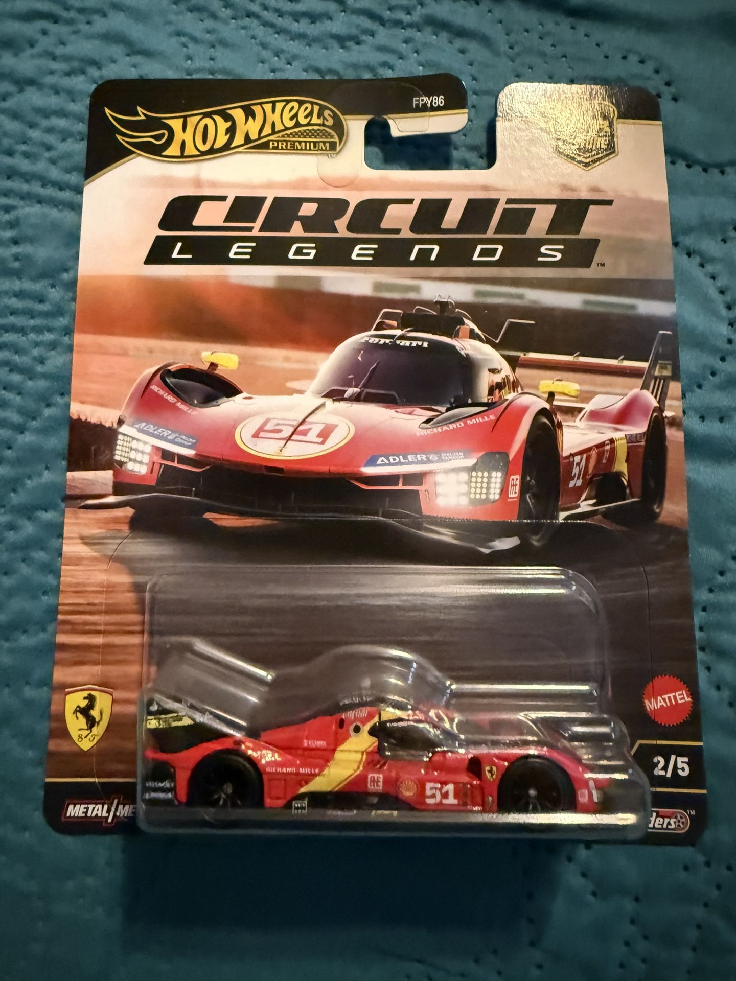Hot Wheels Ferrari 499p Circuit Legends