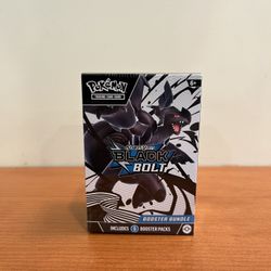 Pokémon TCG: Scarlet & Violet – Black Bolt Booster Bundle – Factory Sealed