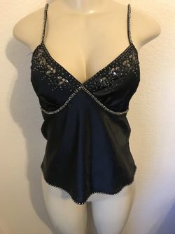 Black Top Satin Size xs