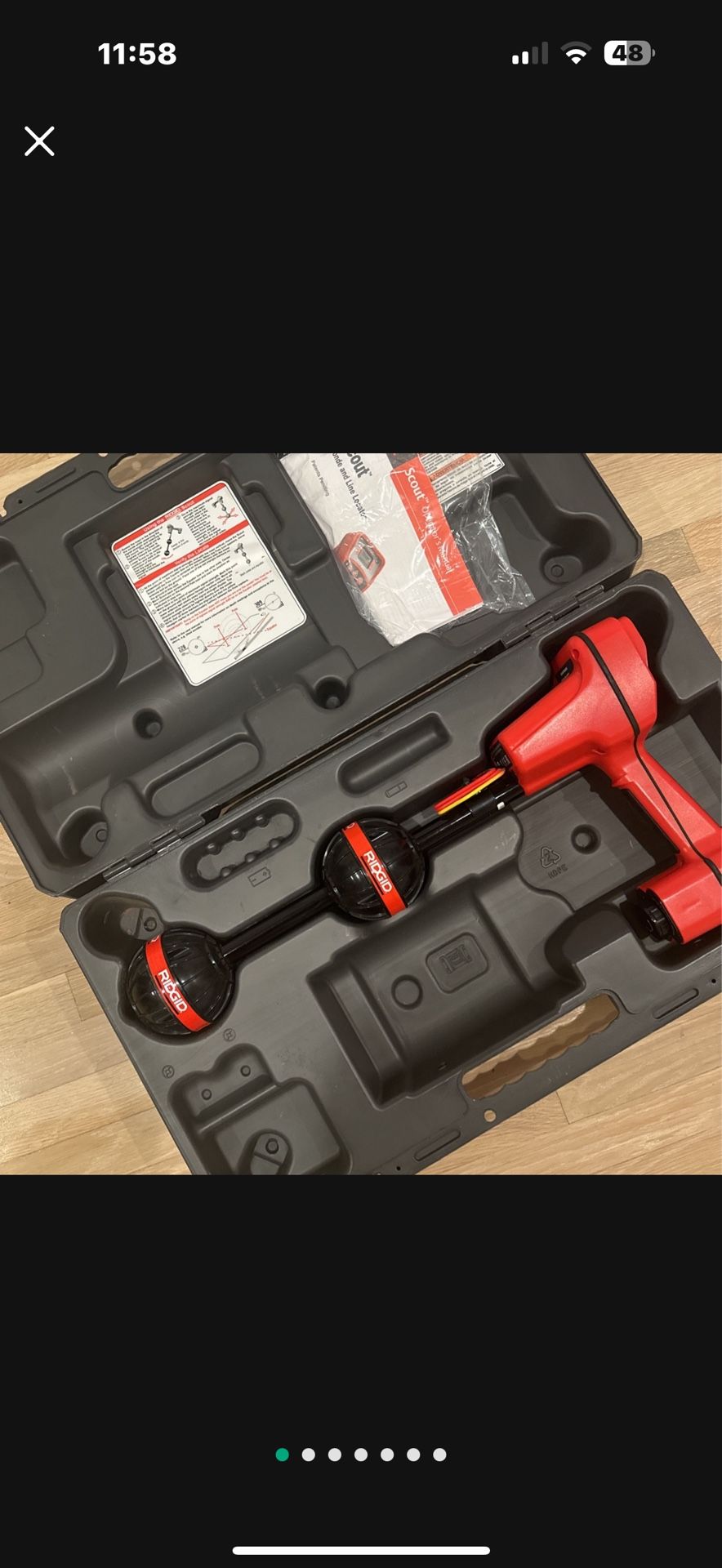 Ridgid Navitrack Scout Underground Sonde And Cable Locator