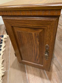 Walnut end table