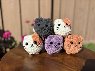 Loaf Cats in Various Colors $18 each Handmade 🧶 Crochet 🧶 