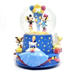 vintage 2001 Disney Musical Snow Globe Walt's 100th Birthday