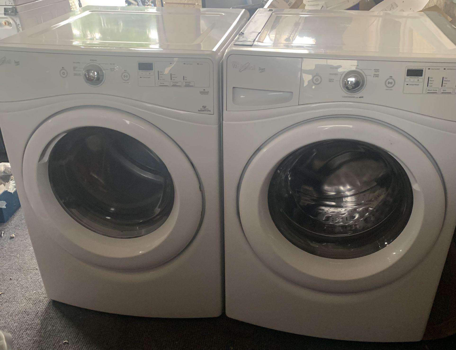 Whirlpool Washer And Dryer Set Front load Working Perfectly Fine
