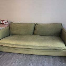 $200 – Sixpenny Neva 84” Couch in Quiet Sage (Retails $2,799)