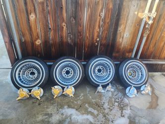 Mclean reverse deep dish wire rims w/ roadster spindles