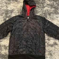 And1 Boys Zip Up Hoodie Size Medium 