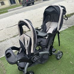 Double Stroller + Car Seat