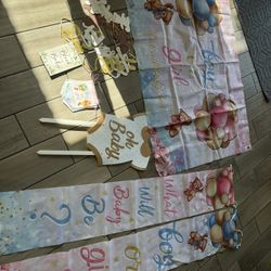 Gender Reveal Decor