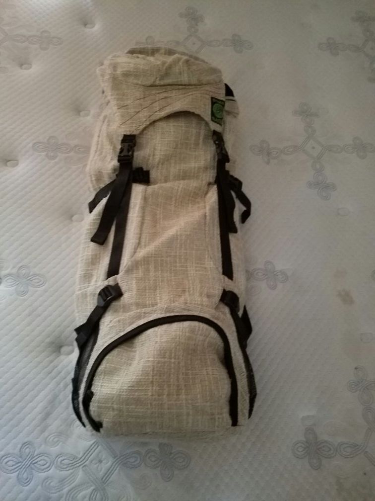 Dime Bags hemp padded 30 inch conversion tube backpack, bong bag, hiking pack