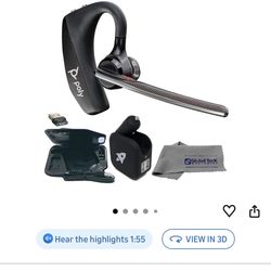 Platronics Voyager 5200 Bluetooth Headset Bundle 