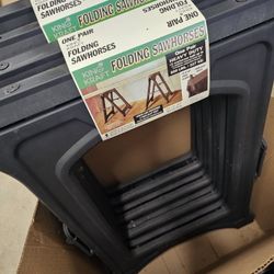 2 PACK OF BRAND NEW SAWHORSES   