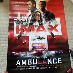 Ambulance IMAX Theater Poster