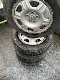 Honda Steel Wheels with Tires Set