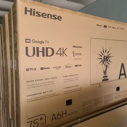 75" Hisense 4k Smart LED TV