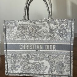 Christian Dior Grey Tote 