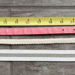 3 Girls belts (ages 4-6)