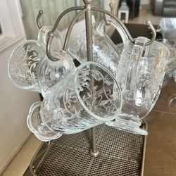 Princess House Fantasia Mugs/ Rack