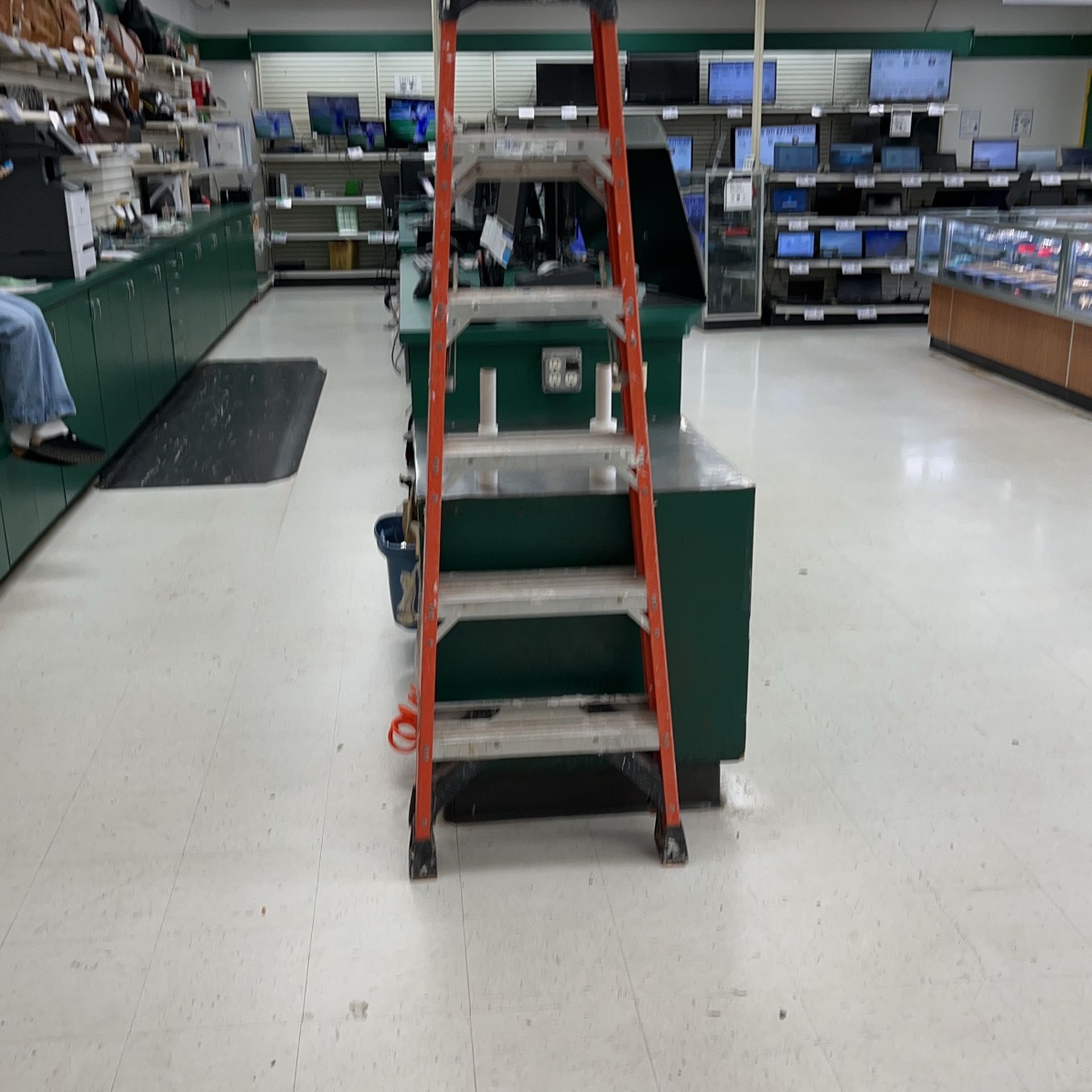 A Frame Ladder 6 Foot Orange
