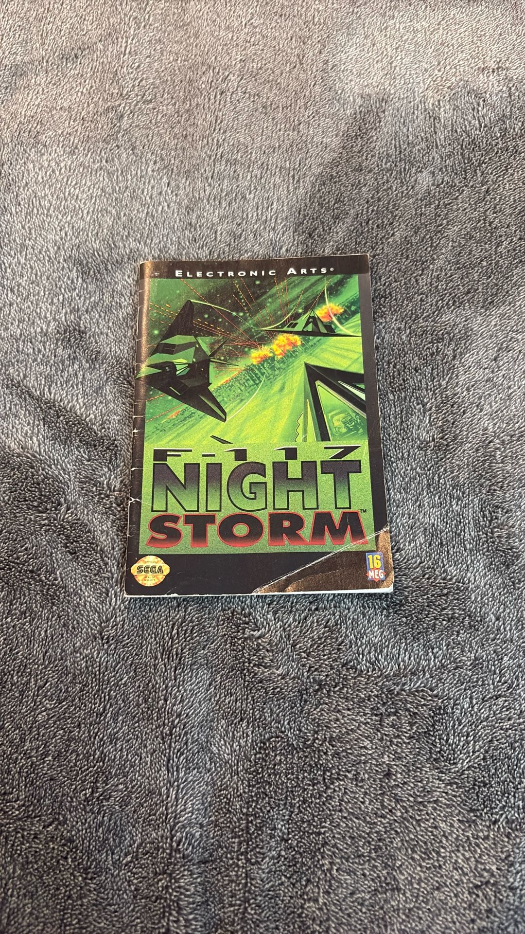 Sega Genesis F-117 Night Storm Manual Only