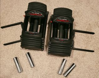 PowerBlock Pro EXP Adjustable Dumbbells (5–70 lbs) - Like New