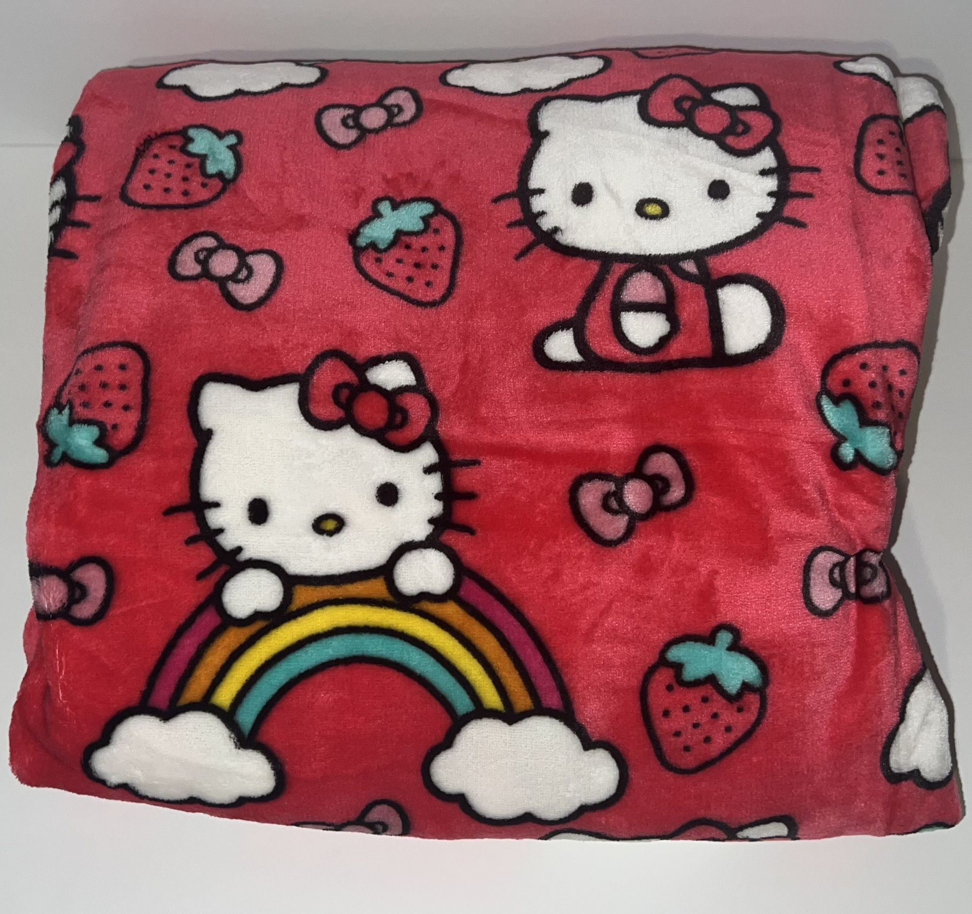 Hello Kitty Strawberry Blanket