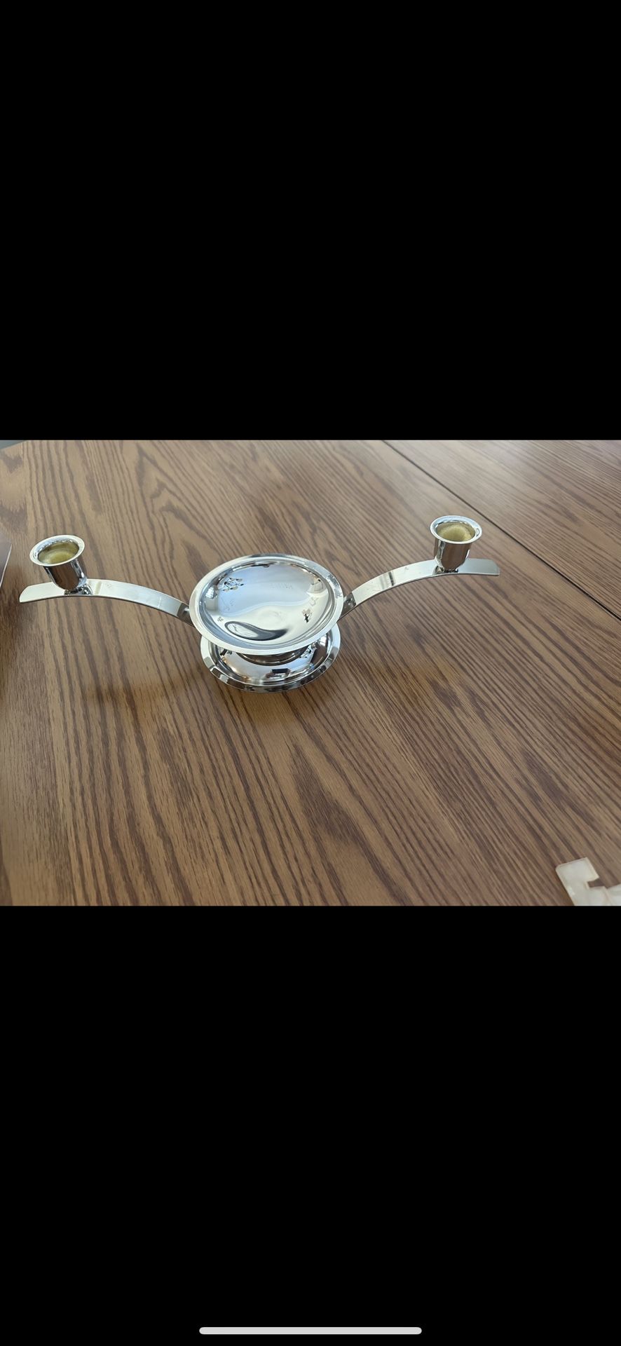 Like Brand New Unity Candleholder, Three Arm