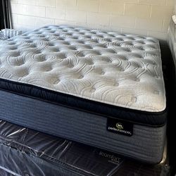 King Size Mattress Serta Perfect Sleeper 14” Thick Pillow Top  – Factory Direct, Premium Comfort | Fast Same-Day Delivery 🚚 