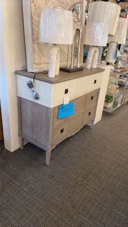 Gabby by Gabriella White Brand: Antique Bronze/ Natural Grey Chest