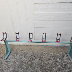 Jon Boat Rod With 6  holders Rack 