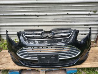 13-18 Ford CMAX Front bumper cover * black* with sensor holes