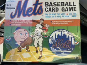 1970s VINTAGE NEW YORK METS BASEBALL PLAYER COLLECTIBLE GAME ( NEW UNOPENED) 