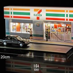 Model Display Scene 1:64 Toy Car 