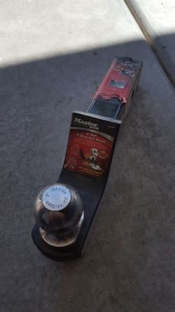 tow kit master lock hitch 2" 2" drop or rise