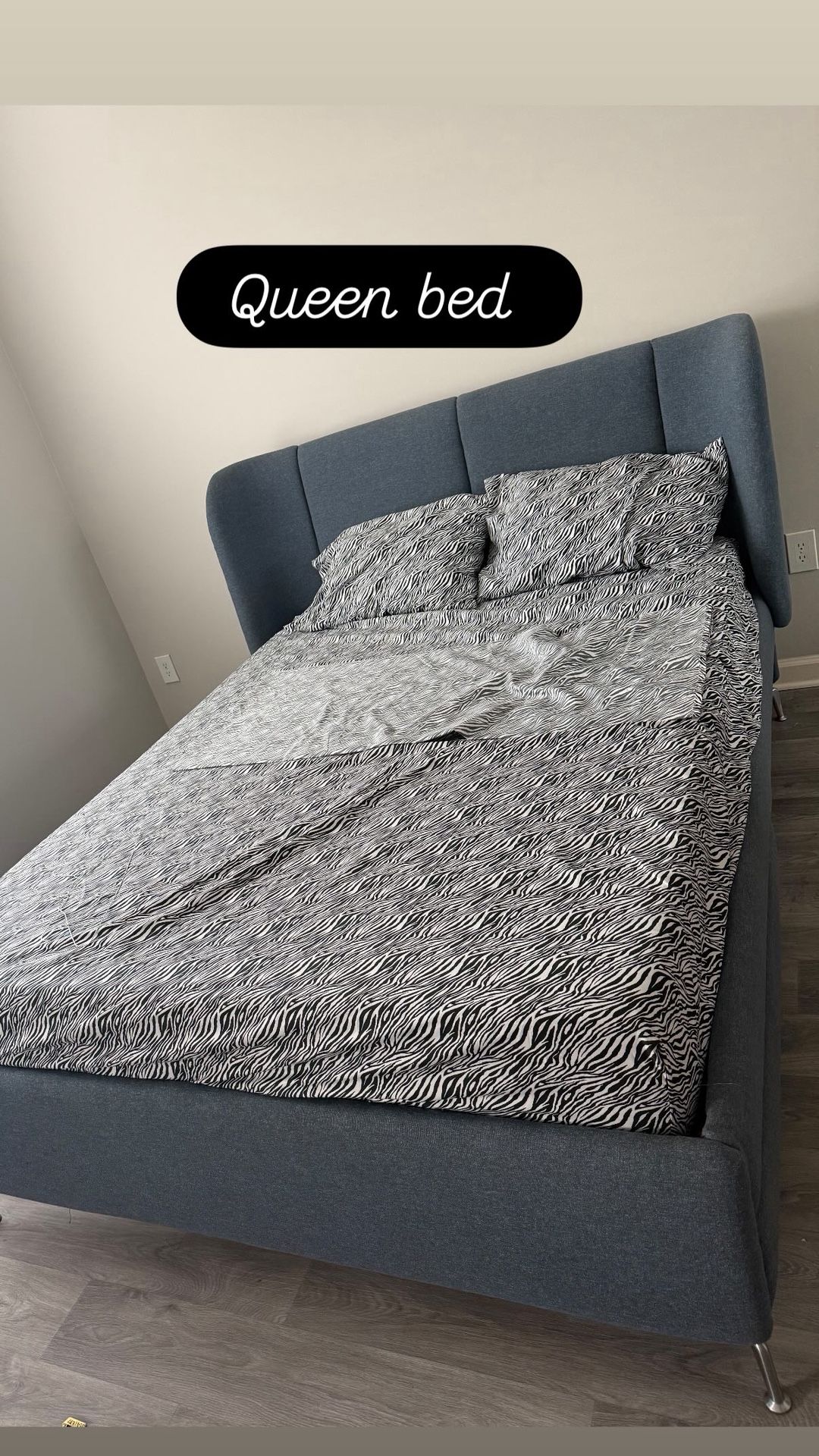 Queen Size Bed + Mattress