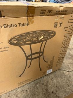 Stylewell brown mosaic tile bistro table