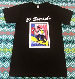 El Borracho Loteria t-Shirt