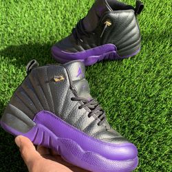 Jordan 12 Kids Field Purple 