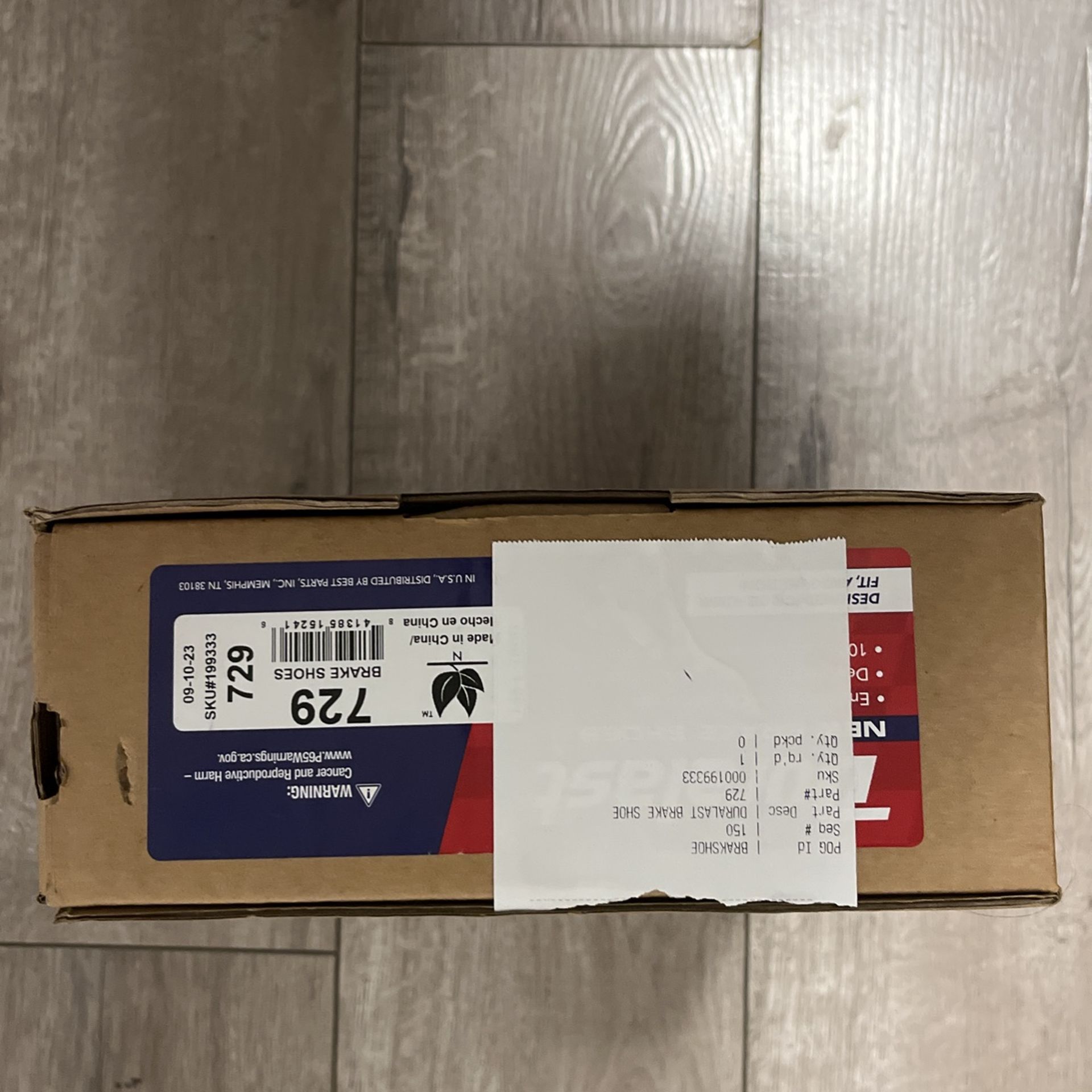 Duralast Back Shoe Breaks