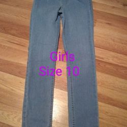 Girls Jeggings Size 10 Blue Roebuck  & Co.  NEW!