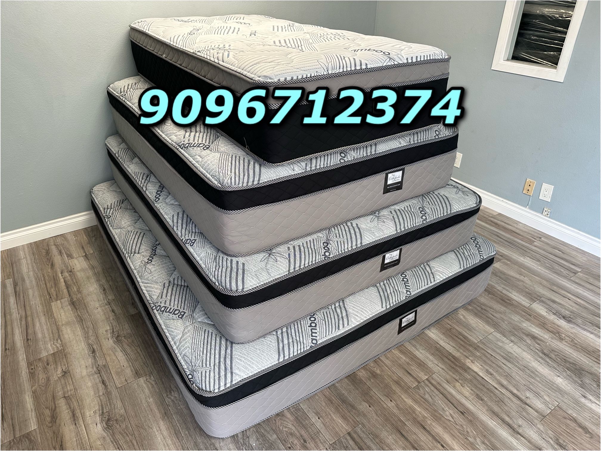 12in Queen LIMITED EDITION Bamboo Orthopedic Comfort Europillow Top Mattress