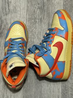 Nike Dunk High 1985 SP Orange Acid Wash - 13