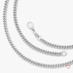 James Avery Heavy Curb silver Chain - 24 inches