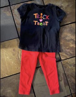 TODDLER GIRLS HALLOWEEN TRICK OR TREAT OUTFIT